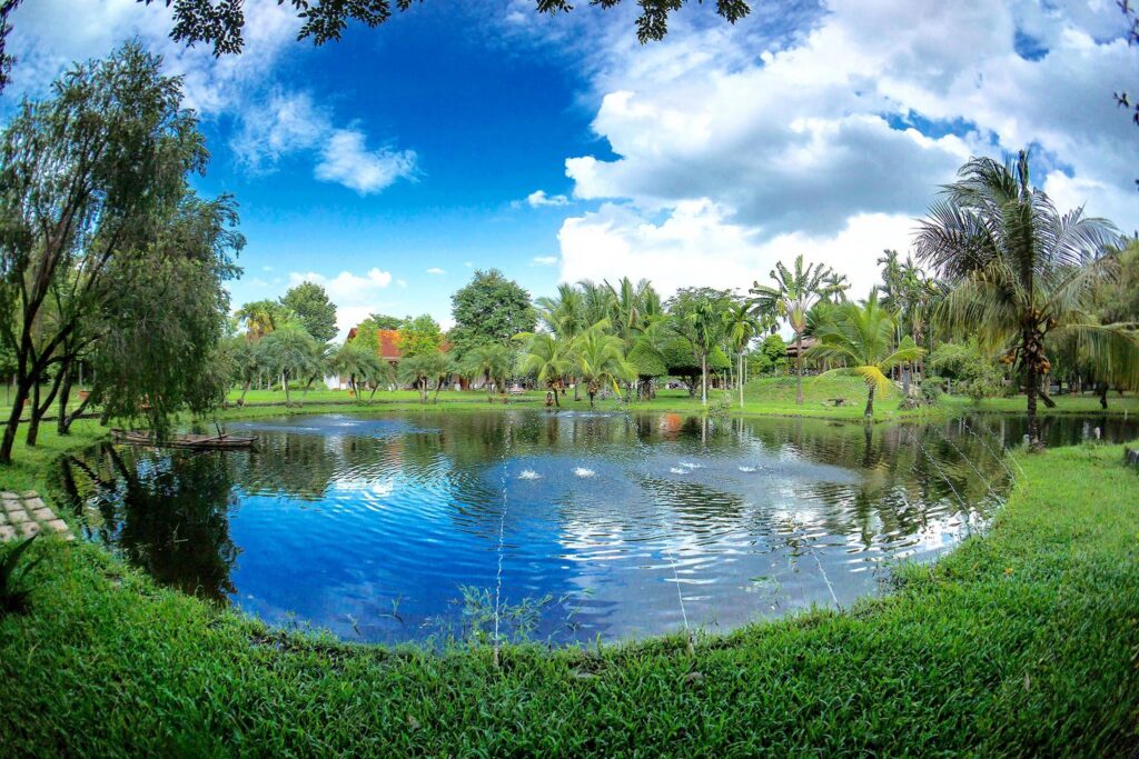 ao vườn ngoài trời tại Haan Boutique Resort