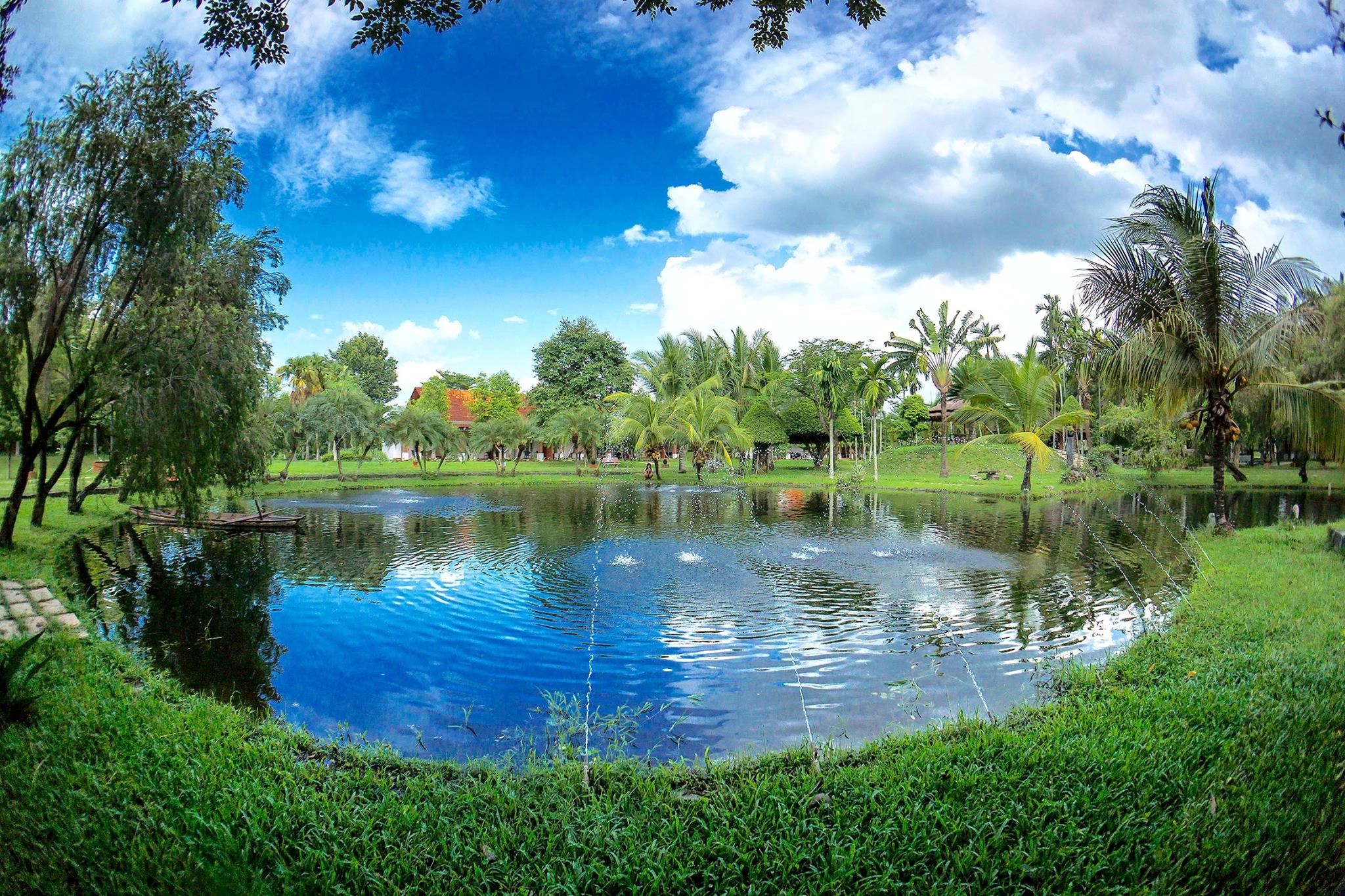 ao vườn ngoài trời tại Haan Boutique Resort